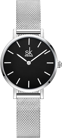 ONE:  Ultra Thin Minimalist Women Watches Simple Two Hands Ladies Dress Watch Leather Strap