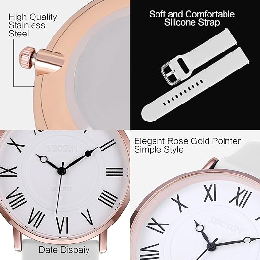 ONE: Luxury Wrist Watch Minimalist Men Square Dial Business Style Leather Strap Quartz Analog