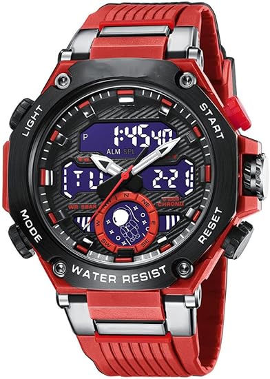 ONE: Men's Watches Multi Function Military S-Shock Sports Watch LED Digital Waterproof