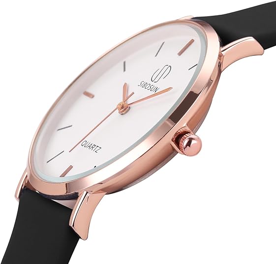 ONE: Luxury Wrist Watch Minimalist Men Square Dial Business Style Leather Strap Quartz Analog