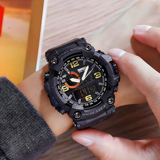 ONE: Men's Watches Multi Function Military S-Shock Sports Watch LED Digital Waterproof