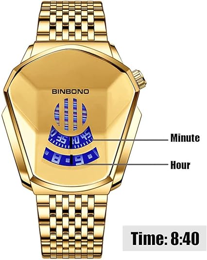 ONE: Unique Watch: Fashion Binary Matrix Watch