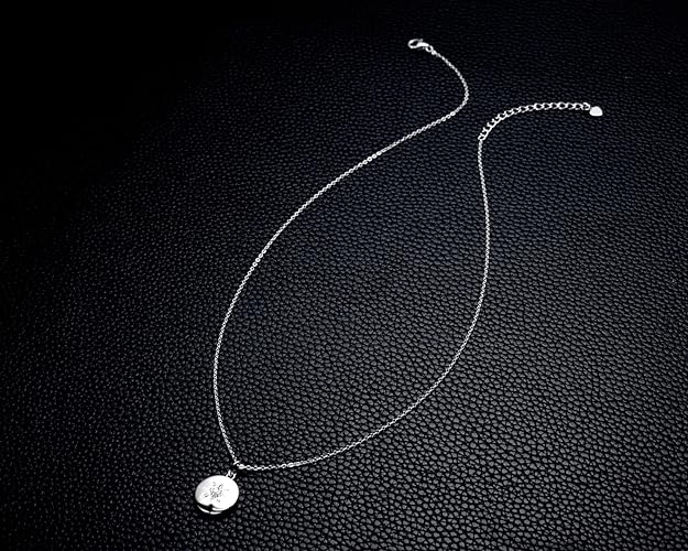 ONE :💎Pendant Necklace💎 Color: Disc Star MOISSANITE DIAMOND WHITE 18k GOLD PLATED OVER 925 STERLNG SILVER