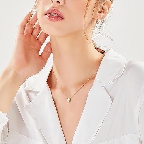 ONE :💎Pendant Necklace💎 1.0 CARAT MOISSANITE WHITE GOLD PLATED OVER 925 STERLNG SILVER