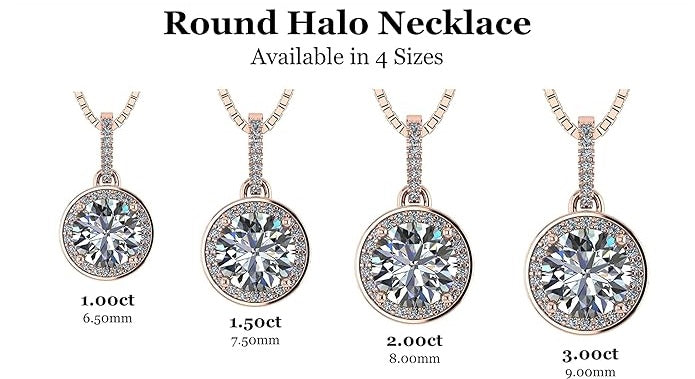 ONE :💎Pendant Necklace 💎 " Pure Brilliance 1.5 CT Zirconia ROSE GOLD PLATED